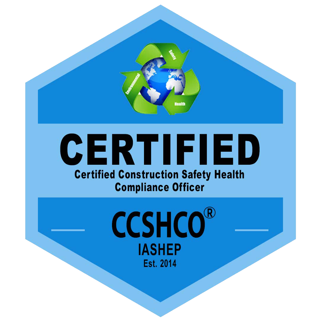 Certified Construction Safety & Health Compliance Officer (CCSHCO) badge