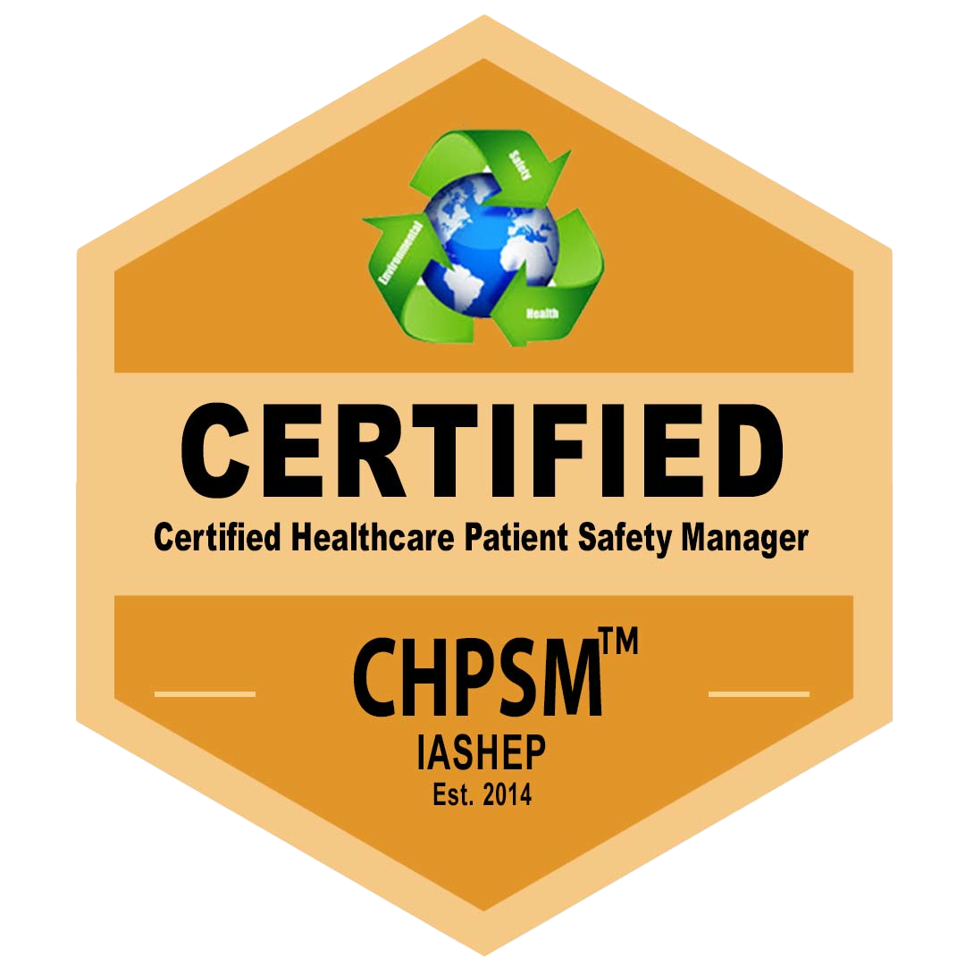 Certified Healthcare Patient Safety Manager (CHPSM) badge