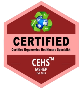 Certified Ergonomics Healthcare Specialist (CEHS) badge